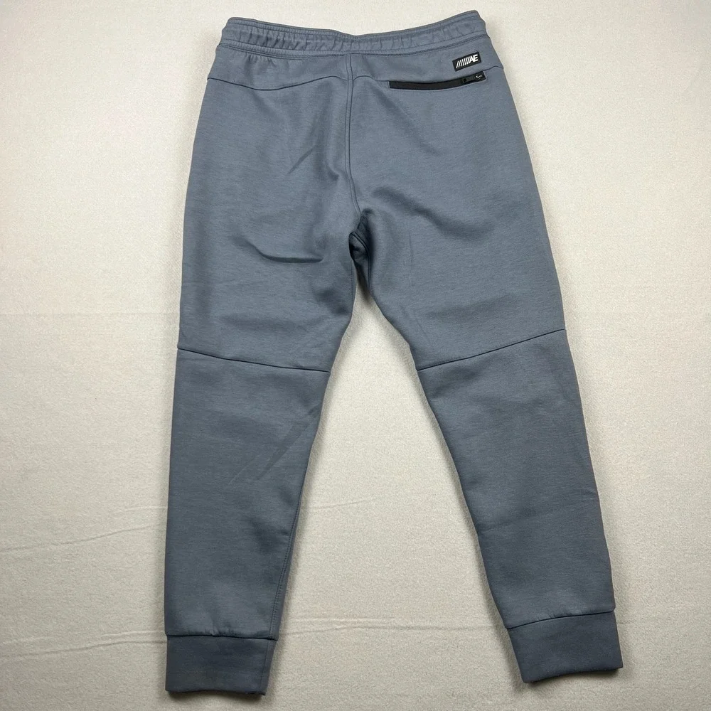 American Eagle Mens M Blue Active 24/7 Jogger Pants Zipper Pockets Stretch